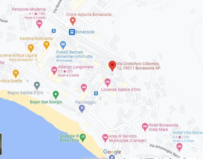 La Porta Delle 5 Terre Trilocali Apartment Bonassola Bagian luar foto